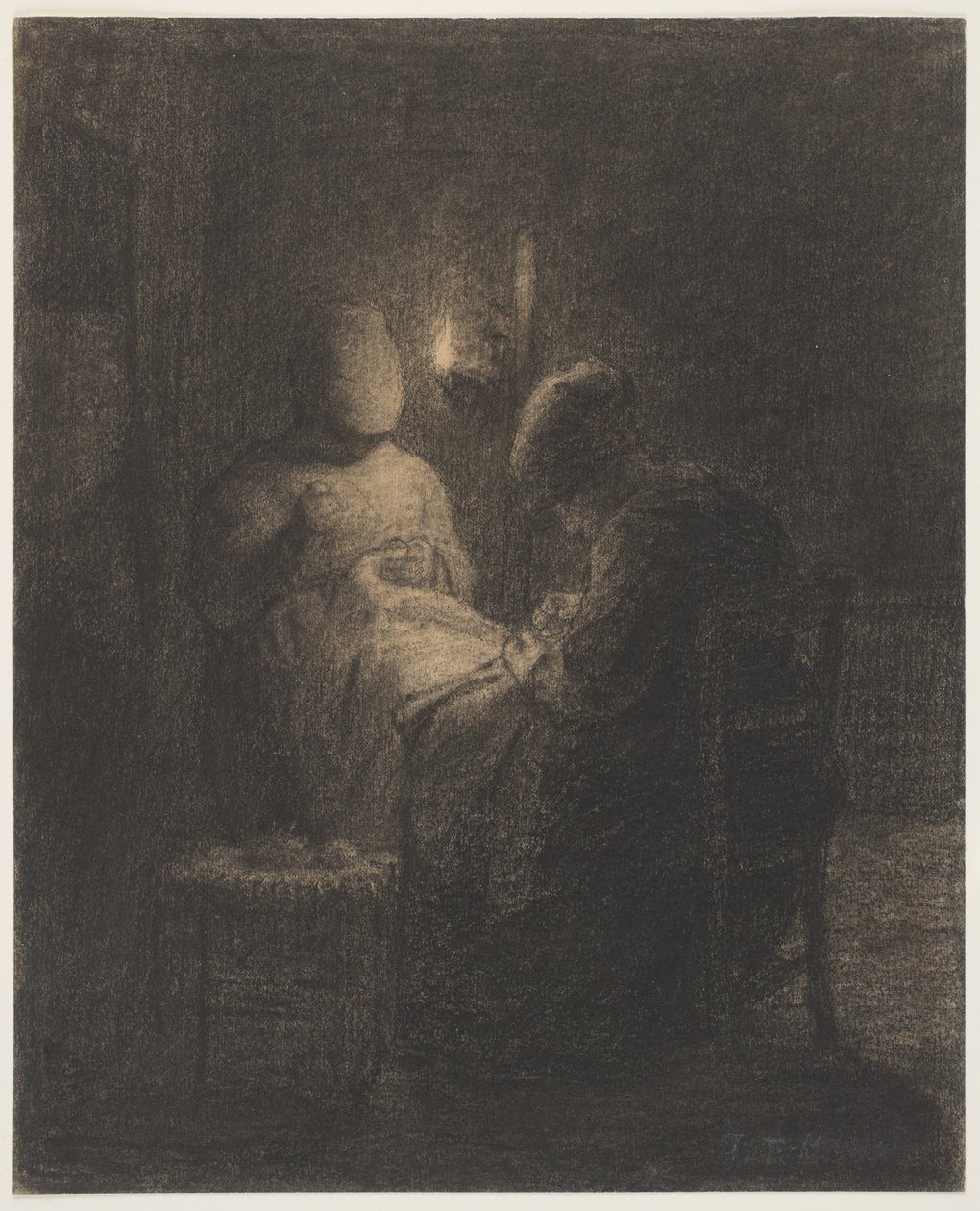 La Veillée (Femmes Cousant) - Jean Francois Millet