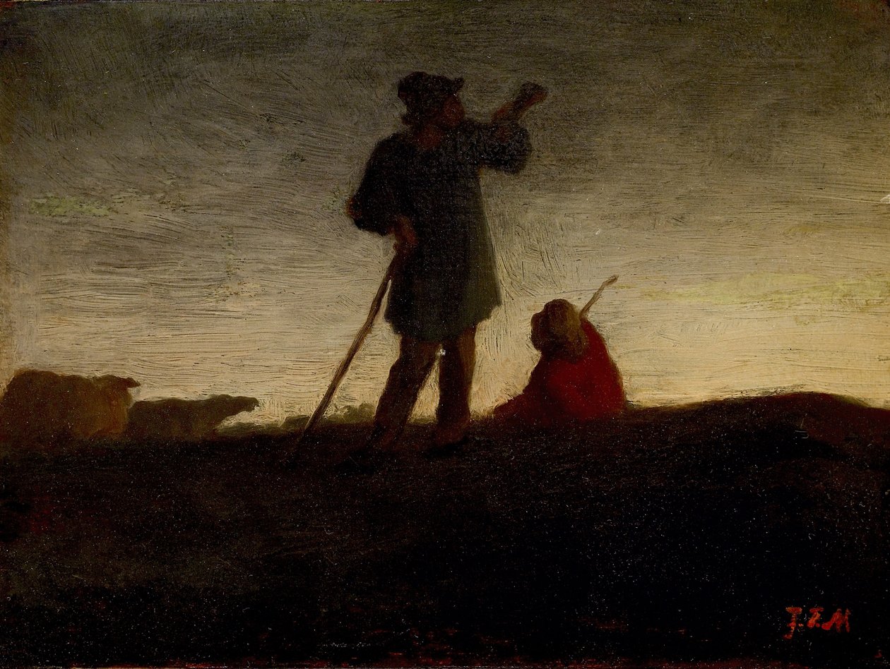 Rappel du troupeau - Jean Francois Millet