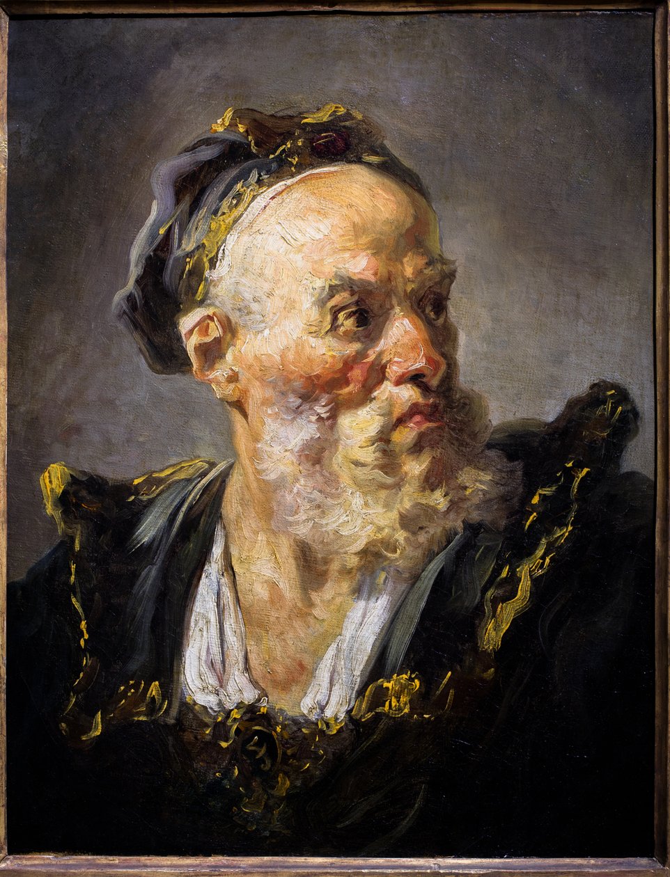 Tête de vieillard - Jean Honore Fragonard