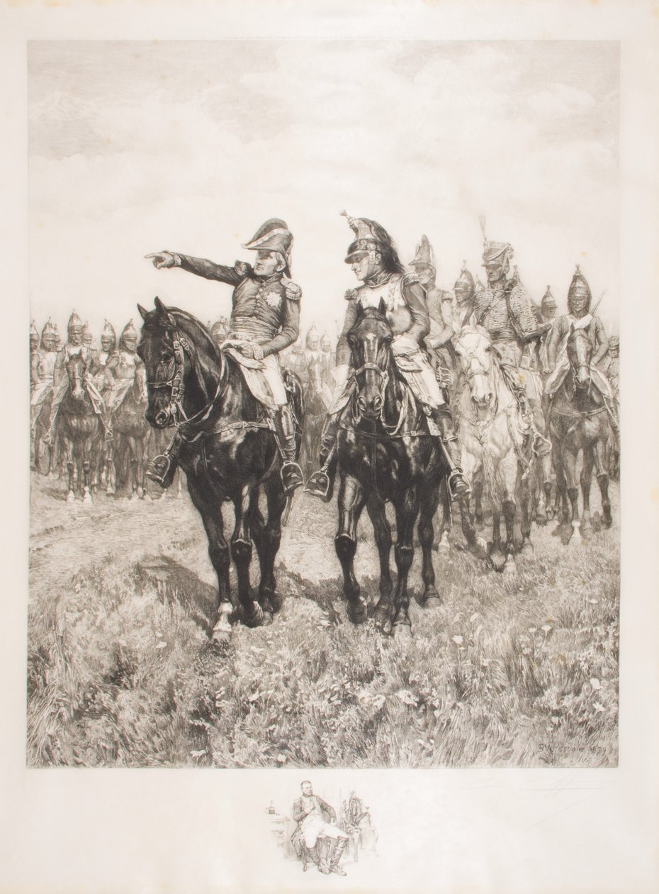 État-major à Austerlitz, gravé par C. Coppier - Jean Louis Ernest Meissonier