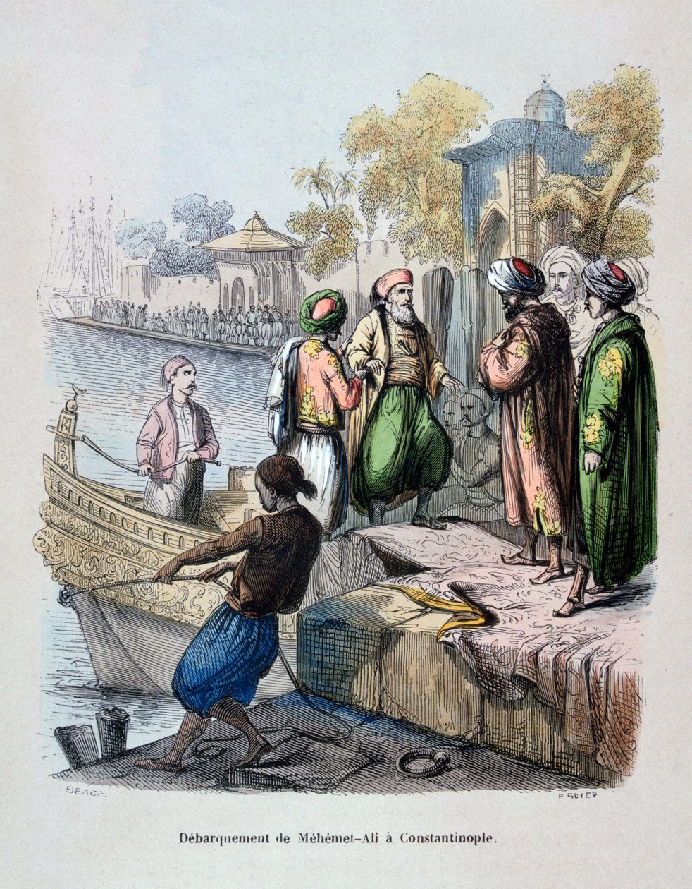 Mahomet Ali arrivant à Constantinople, vers 1847 - Jean Adolphe Beauce