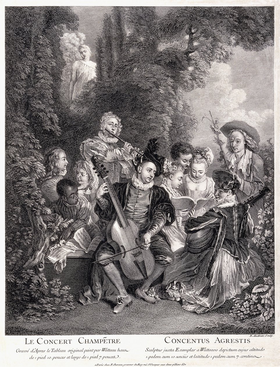 Le Concert Champêtre, 1735 - Jean Antoine Watteau