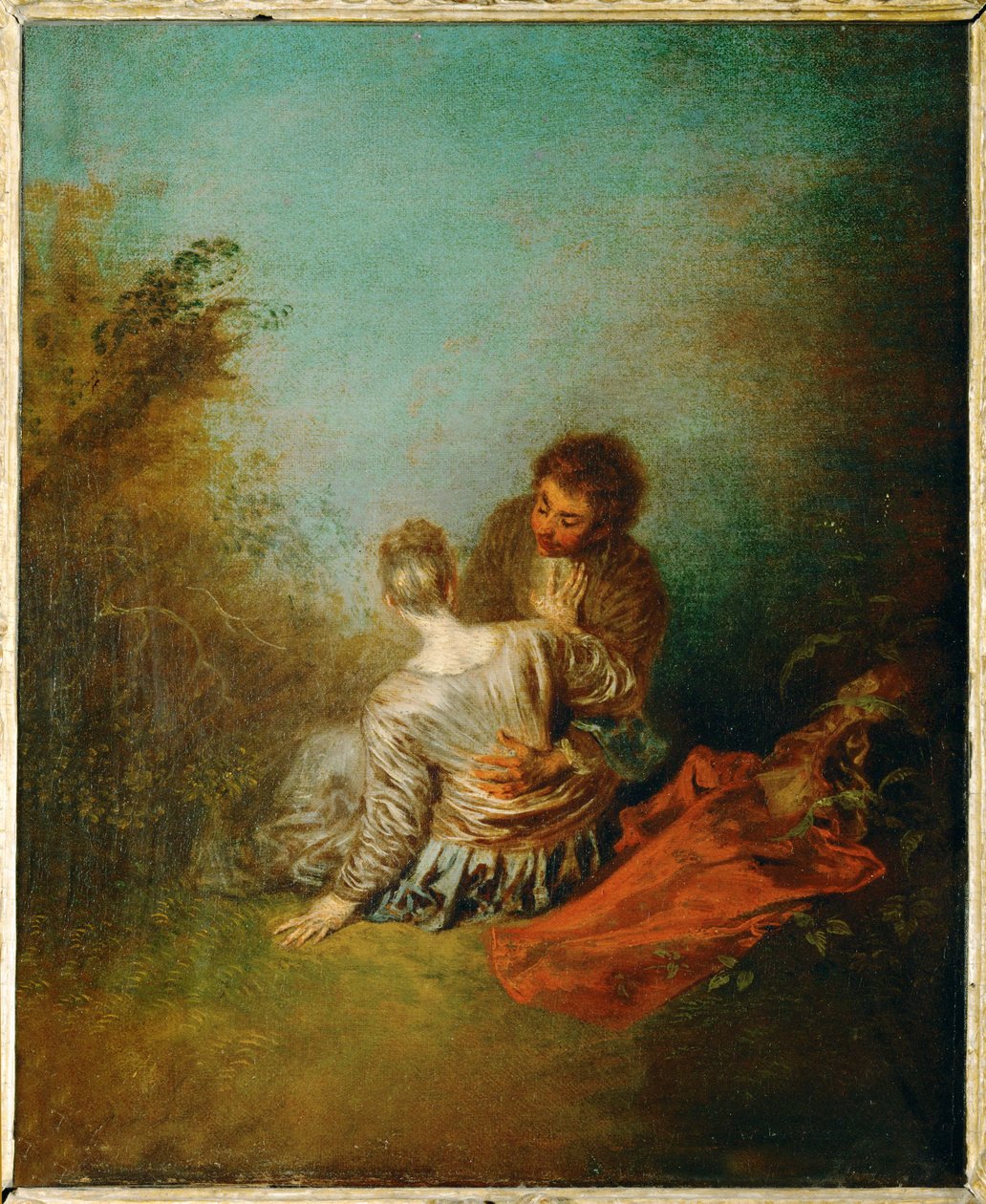 Le Faux Pas … - Jean Antoine Watteau