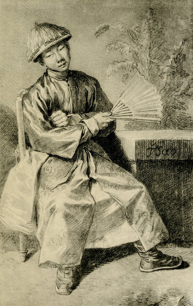 Portrait de TSao chinois - Jean Antoine Watteau