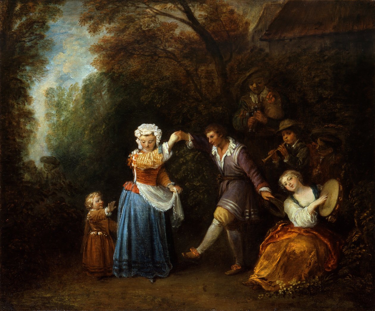 La danse country - Jean Antoine Watteau