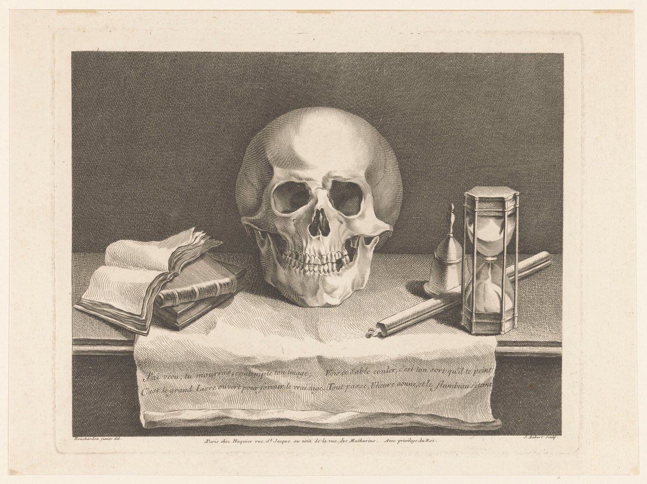 Nature morte avec symboles de vanité - Jean Aubert