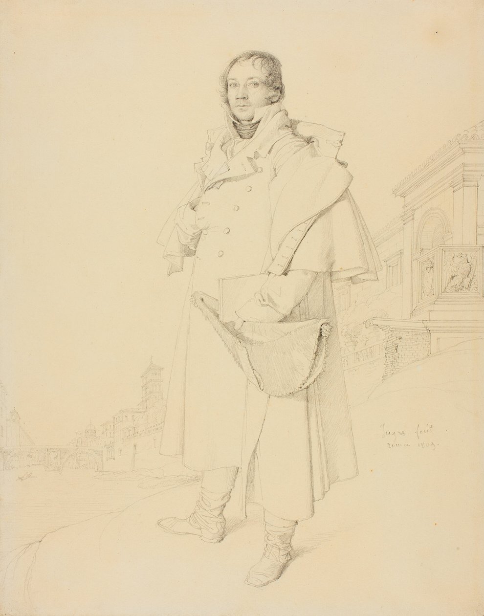 Charles François Mallet, Civil Engineer - Jean Auguste Dominique Ingres