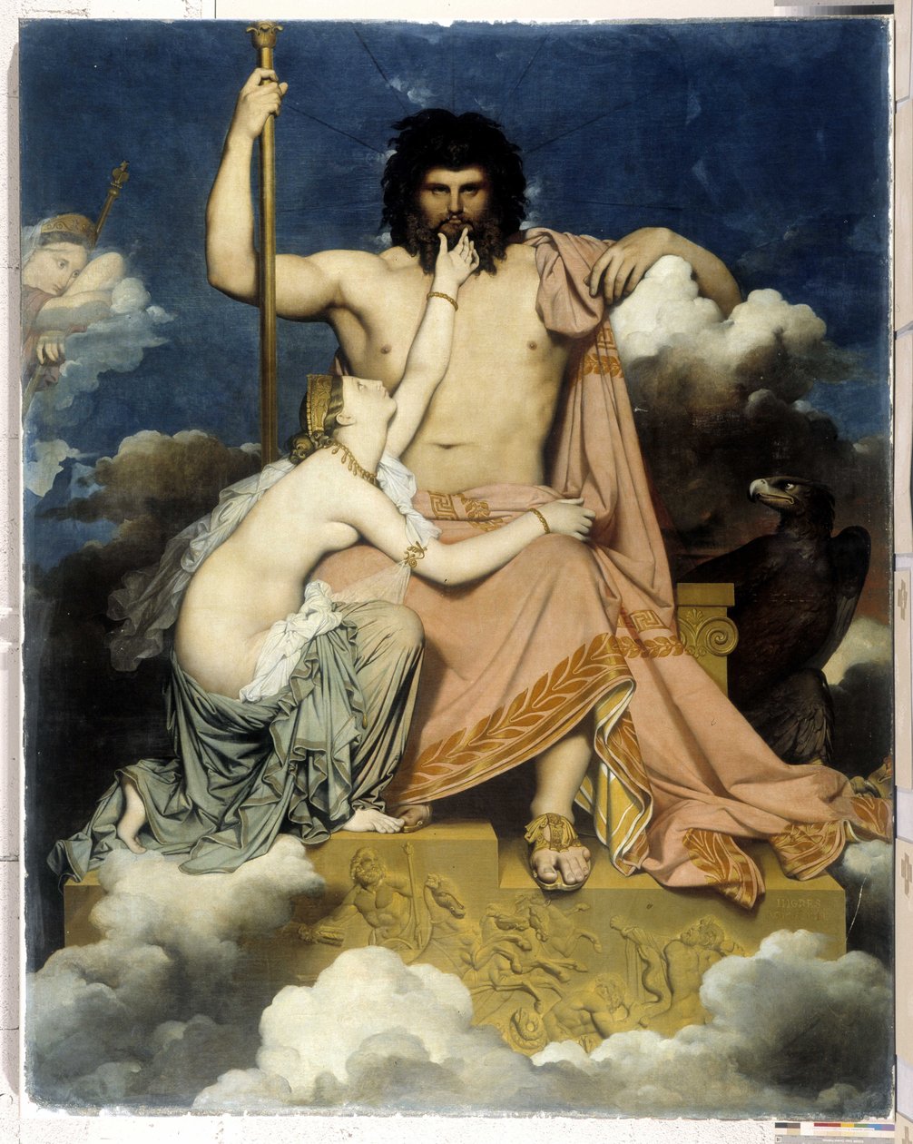 Jupiter et Thétis - Jean Auguste Dominique Ingres