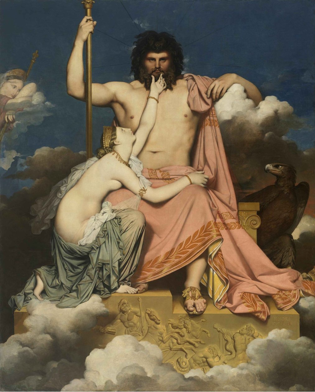 Jupiter et Thétis - Jean Auguste Dominique Ingres