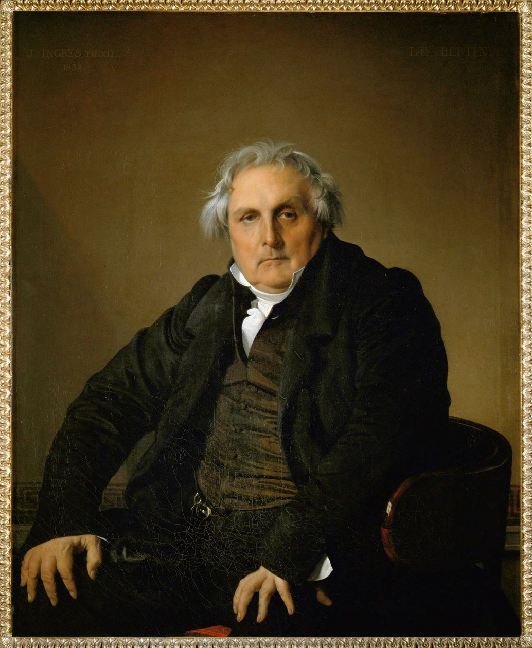 Louis Francois Bertin, publisher … - Jean Auguste Dominique Ingres