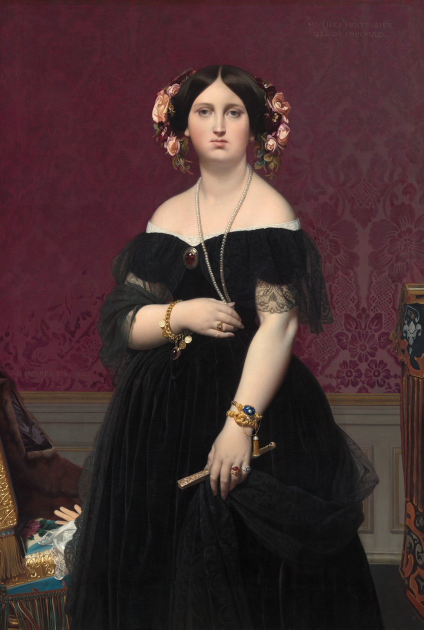 Madame Moitessier - Jean Auguste Dominique Ingres