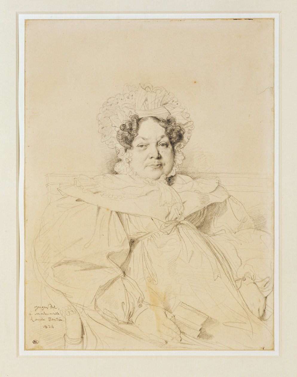 Mme. Louis-Francois Bertin … - Jean Auguste Dominique Ingres