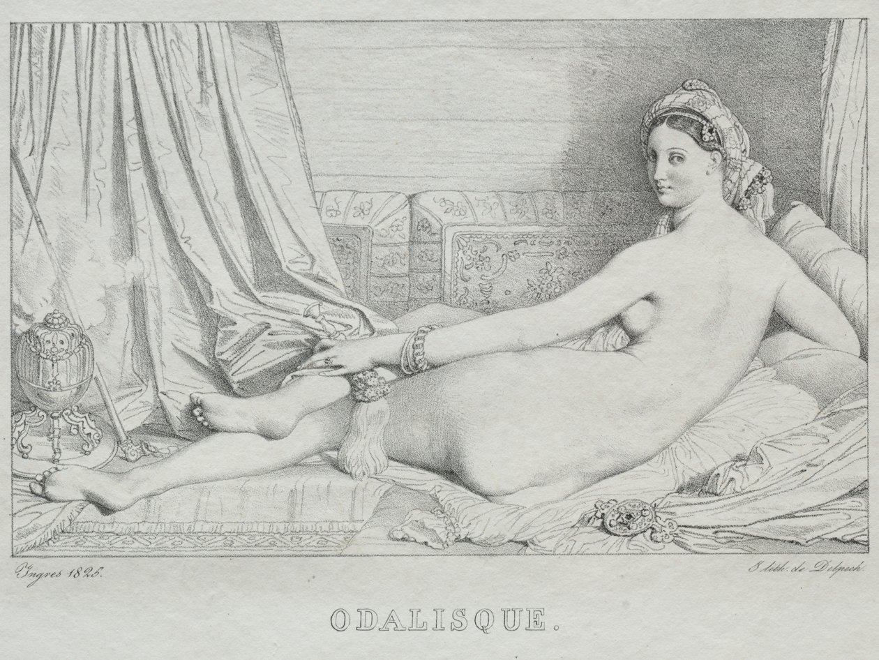 Odalisque - Jean Auguste Dominique Ingres