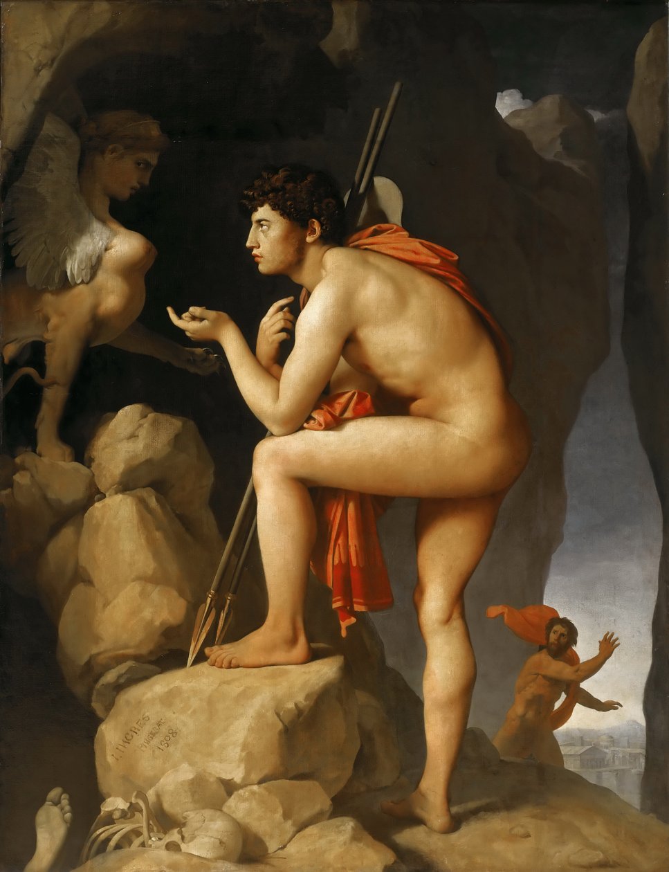 Œdipe et le Sphinx - Jean Auguste Dominique Ingres