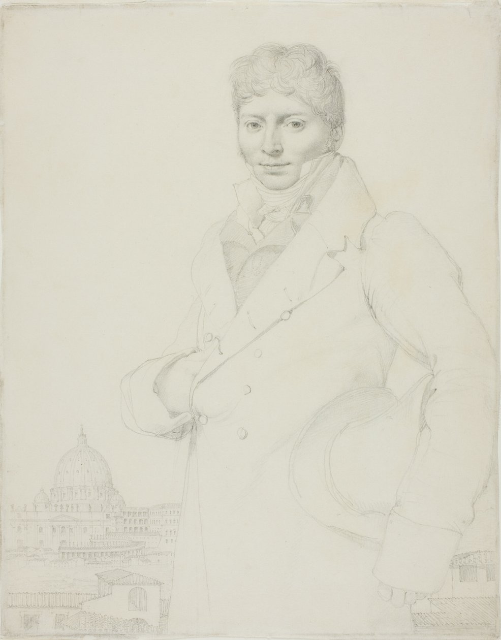 Portrait of Jean-Louis Robin - Jean Auguste Dominique Ingres