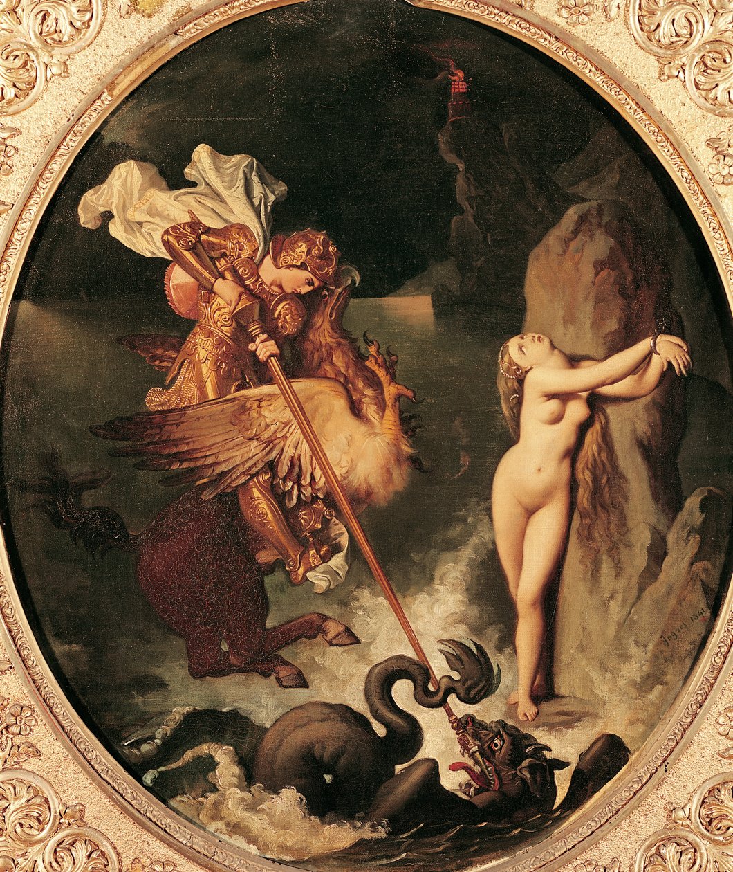Ruggiero sauvant Angélique - Jean Auguste Dominique Ingres