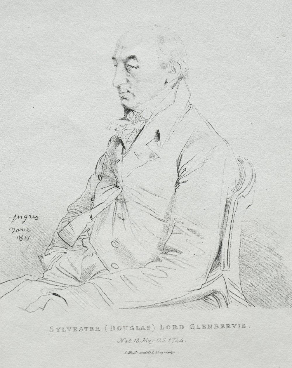 Sylvester Lord Glenbervie - Jean Auguste Dominique Ingres