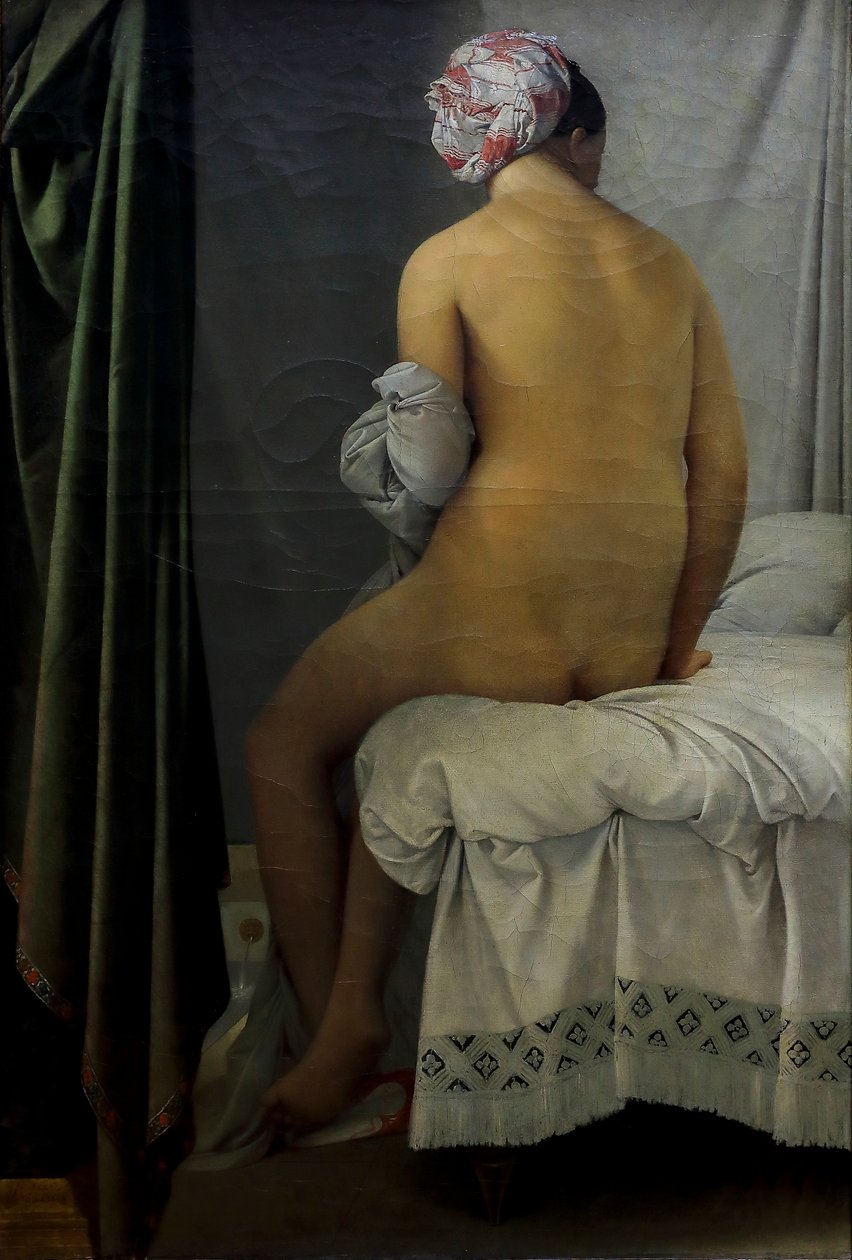 La baigneuse (la baigneuse de Valpinçon) - Jean Auguste Dominique Ingres