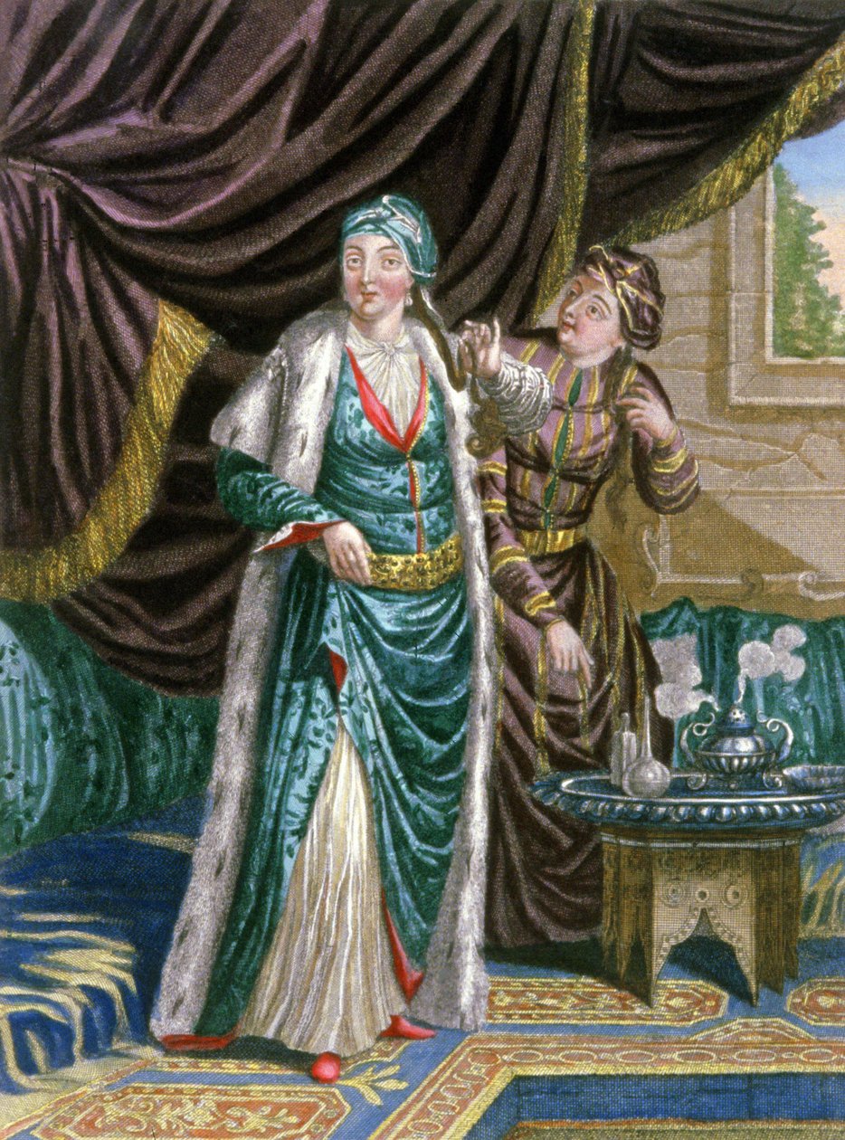La Sultane Assaki - Jean Baptiste (after) Vanmour