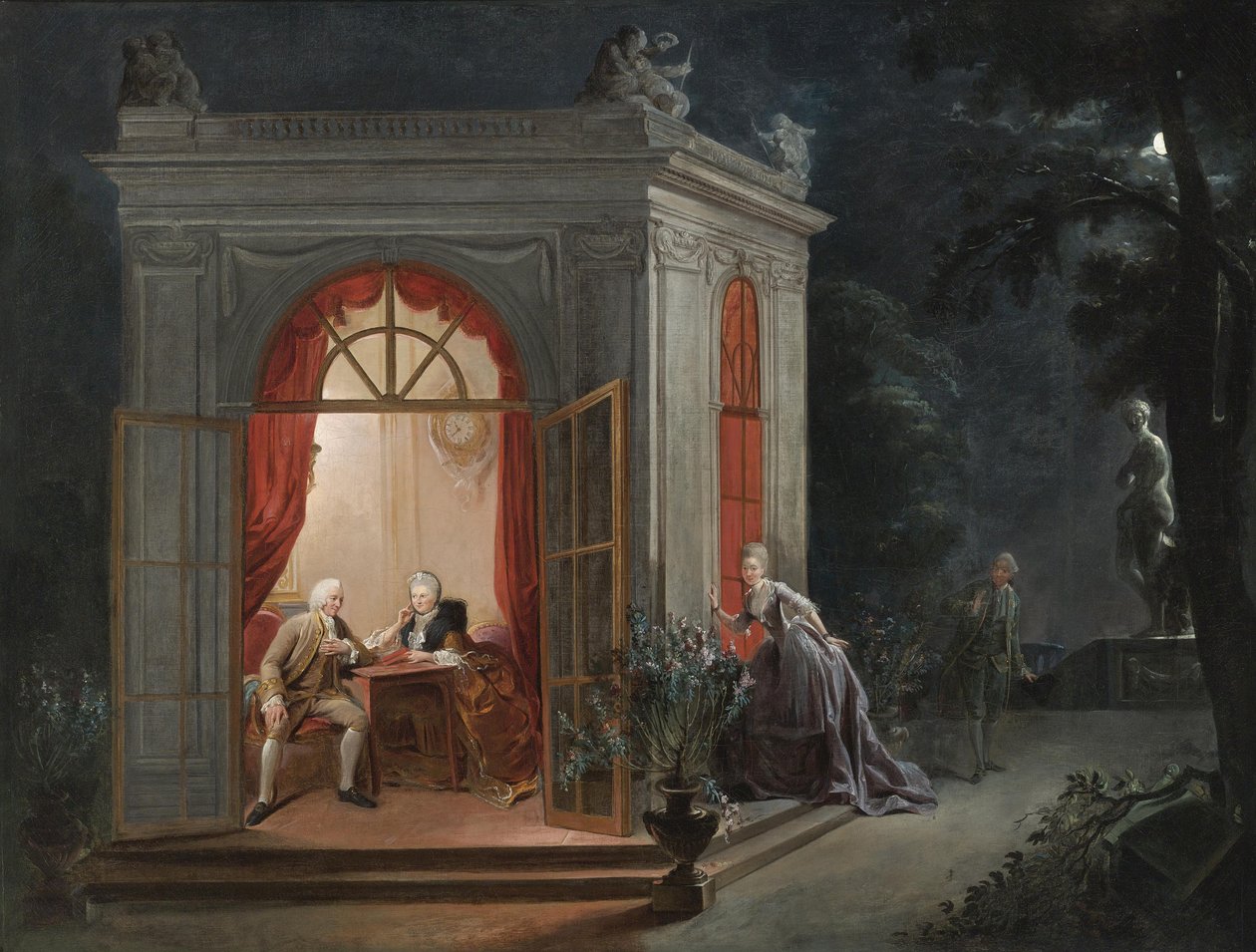 Le Contrat de mariage - Jean Baptiste André Gautier Dagoty