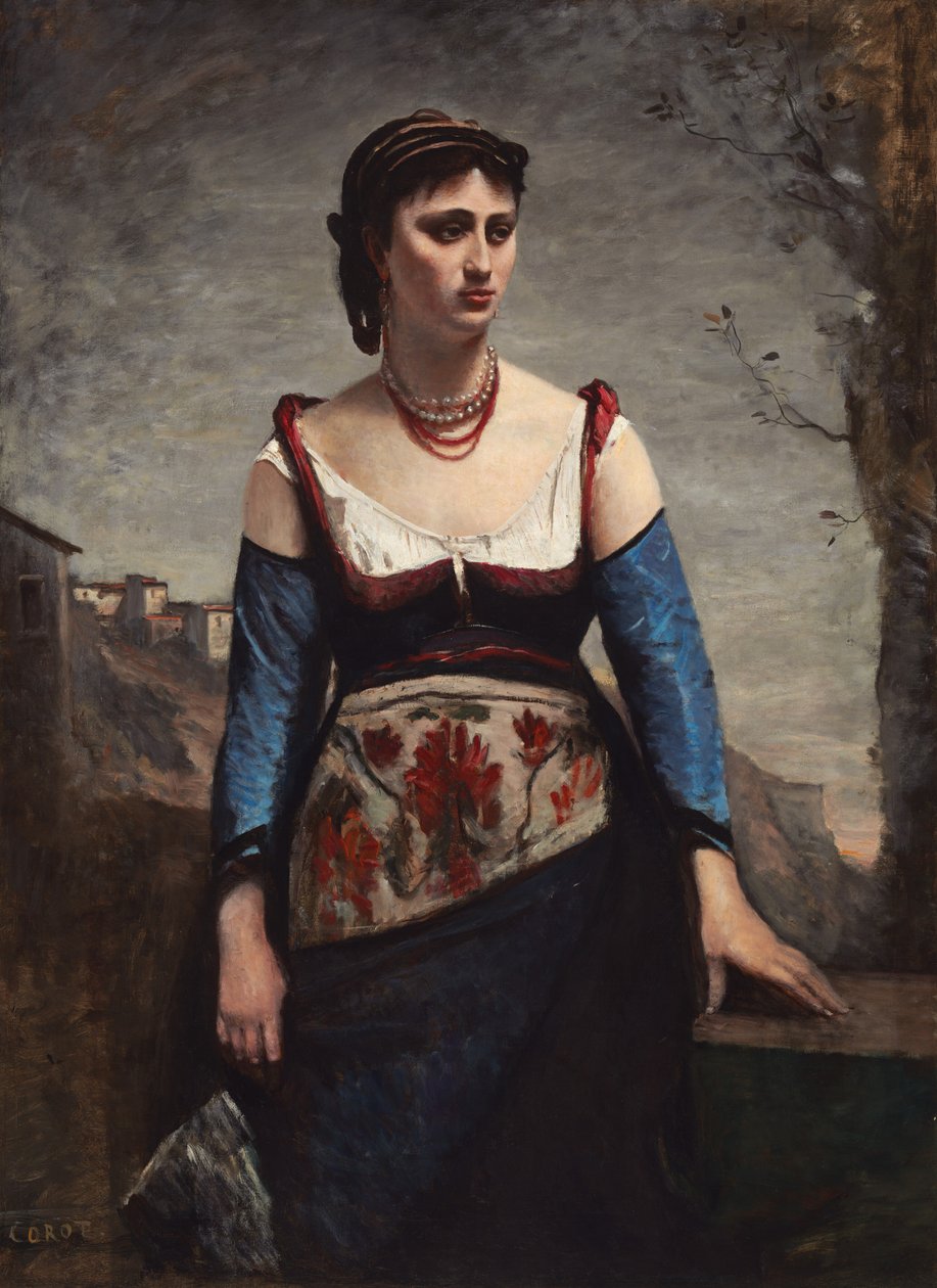 Agostina, 1866 - Jean Baptiste Camille Corot