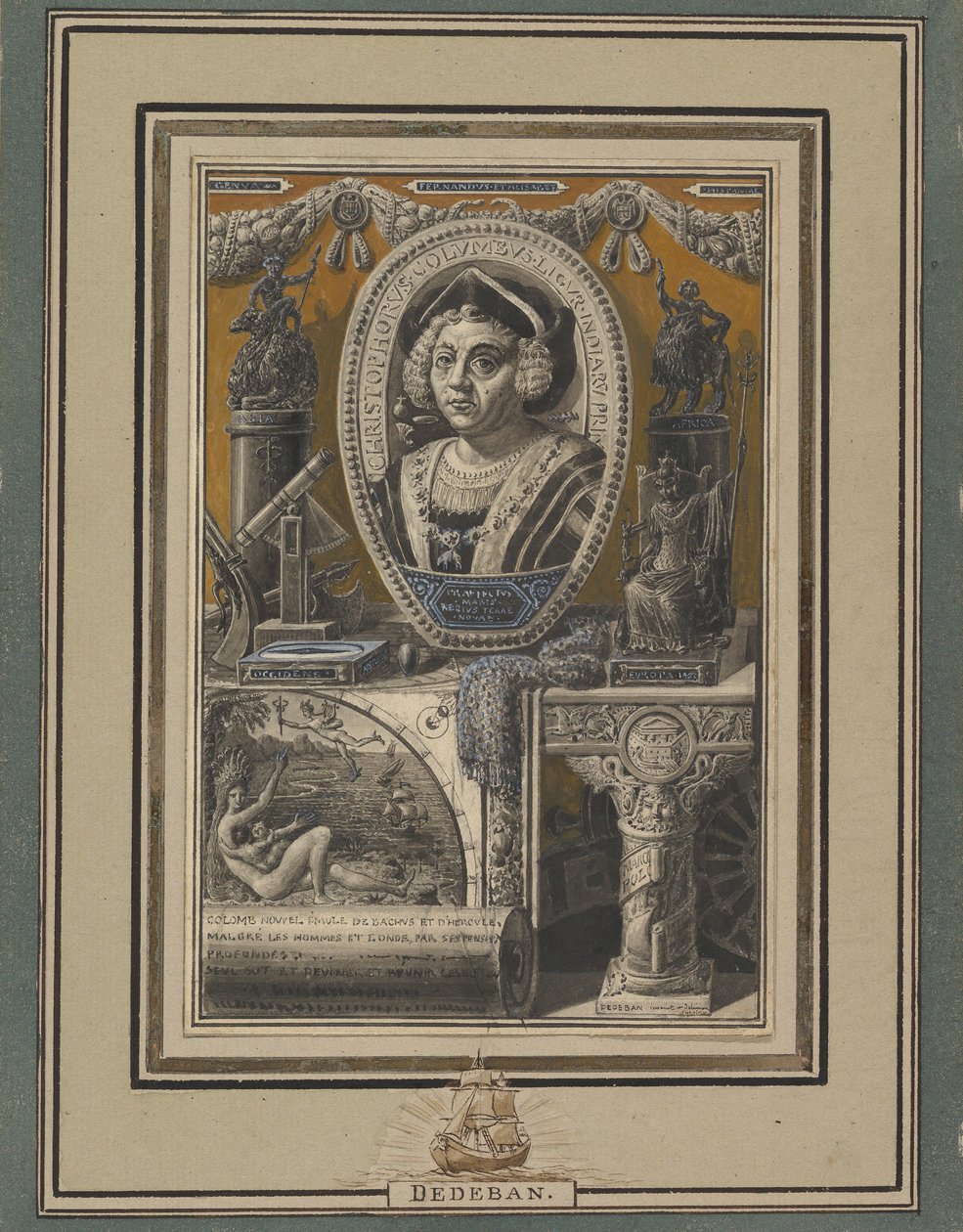 Christophe Colomb - Jean Baptiste Dedeban