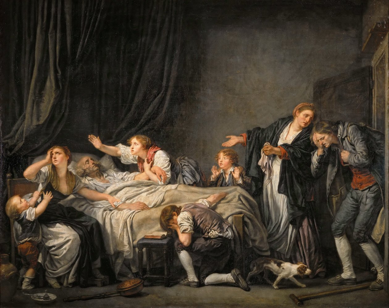 La Malédiction du père : Le fils puni - Jean Baptiste Greuze