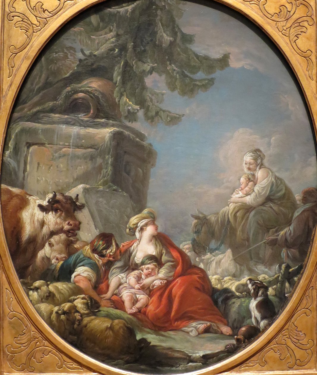 Le repos des bergers - Jean Baptiste Henri Deshays