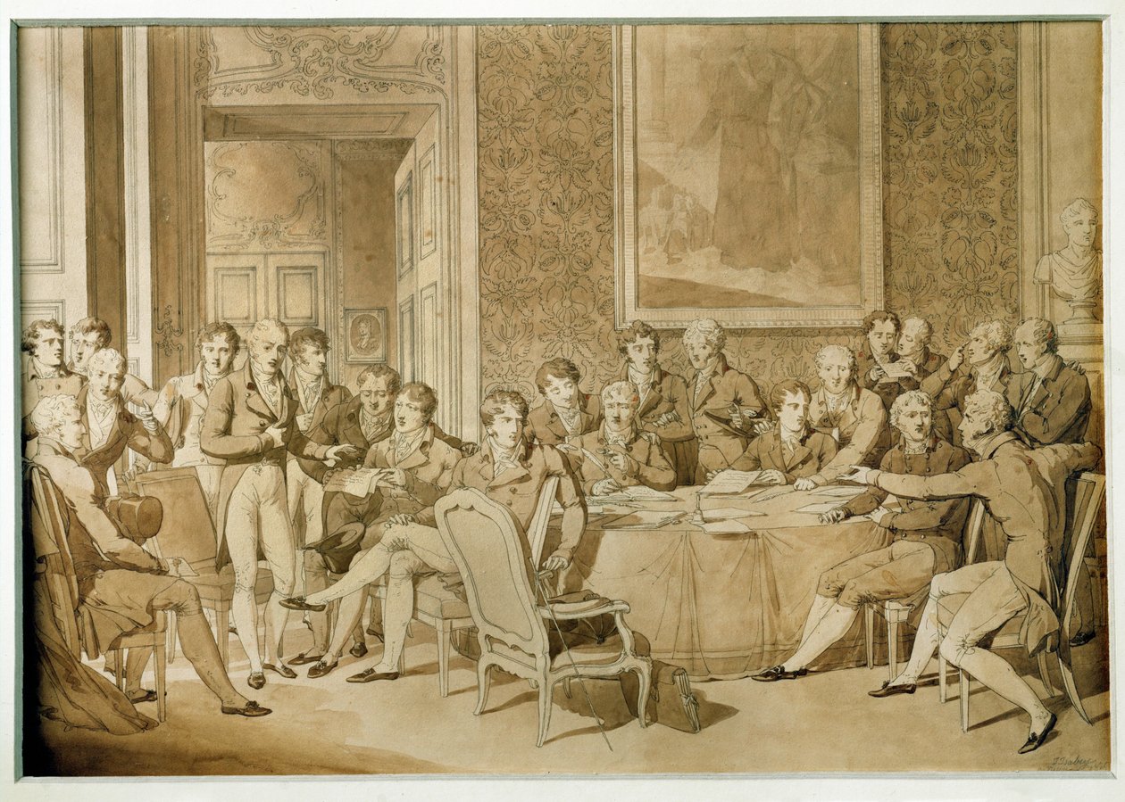 Réunion du Congrès de Vienne ... - Jean Baptiste Isabey