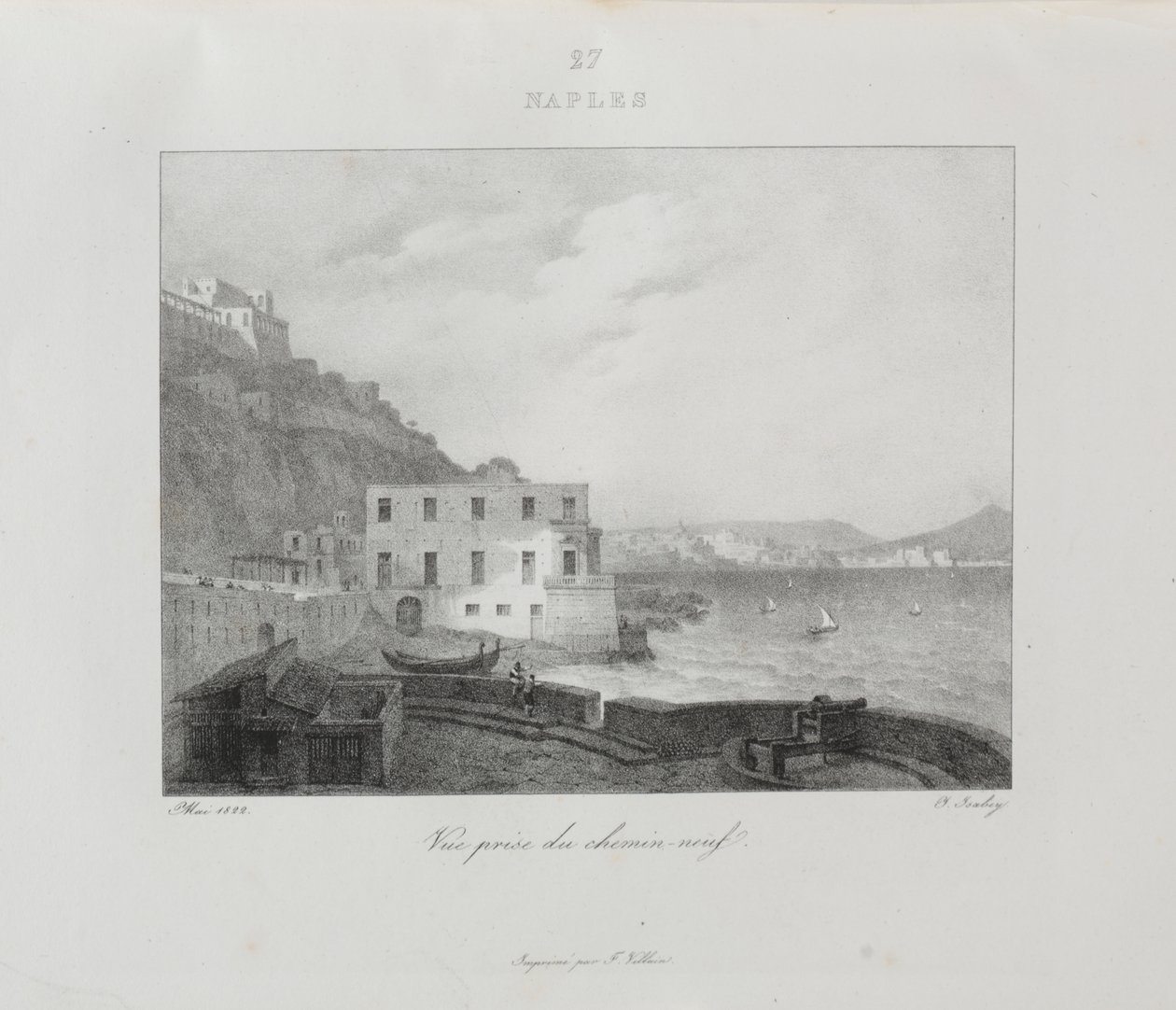 Voyage en Italie en 1822 - Jean Baptiste Isabey