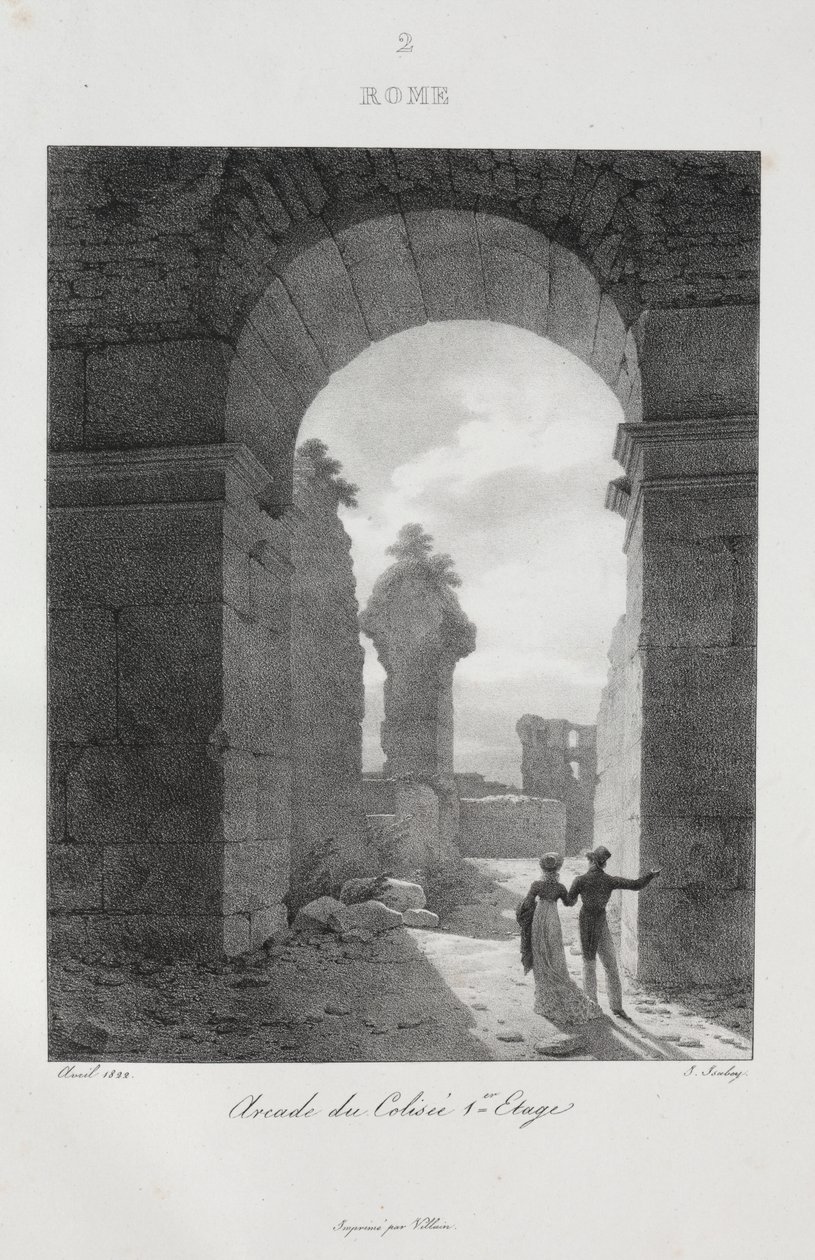 Voyage en Italie en 1822 - Jean Baptiste Isabey