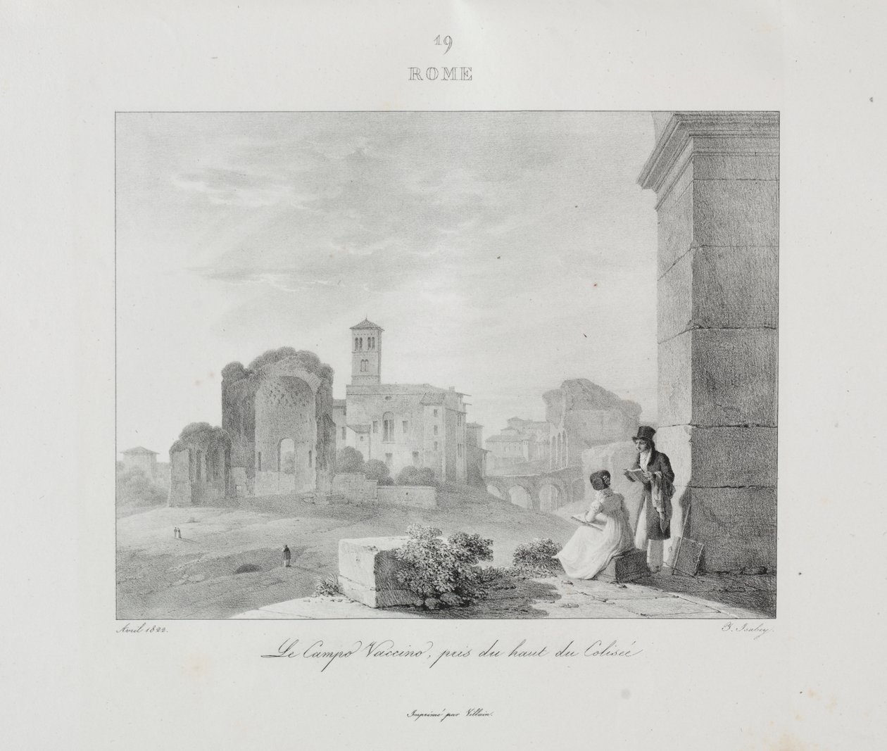 Voyage en Italie en 1822 - Jean Baptiste Isabey