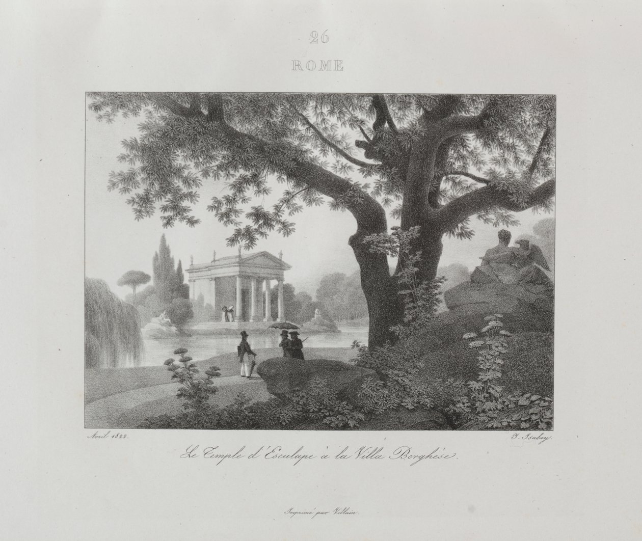 Voyage en Italie en 1822 - Jean Baptiste Isabey