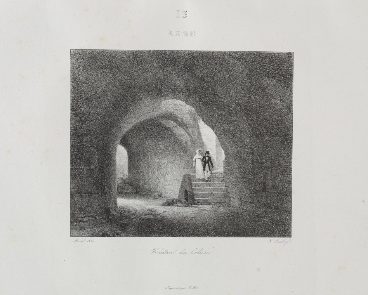 Voyage en Italie en 1822 - Jean Baptiste Isabey