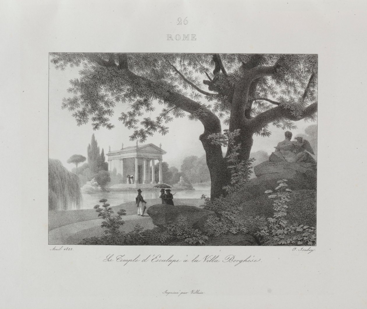 Voyage en Italie en 1822, 1833 - Jean Baptiste Isabey