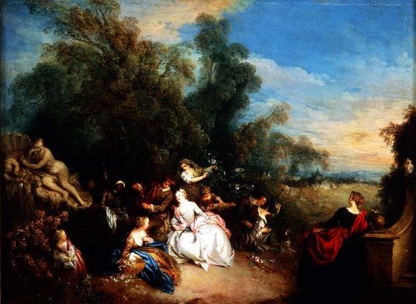 Détente à la campagne - Jean Baptiste Joseph Pater