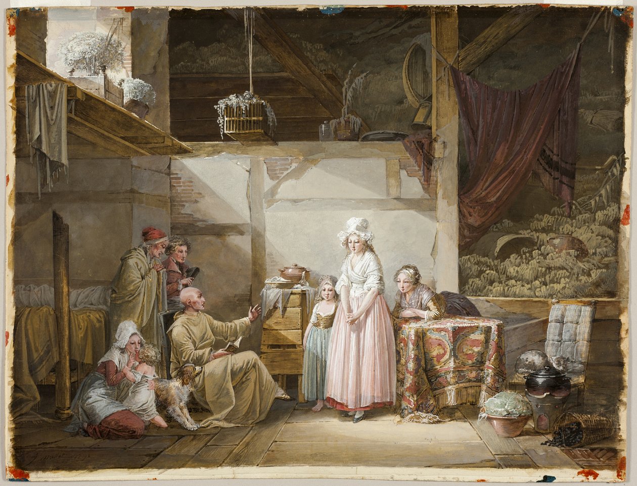 La prière du soir - Jean Baptiste Mallet