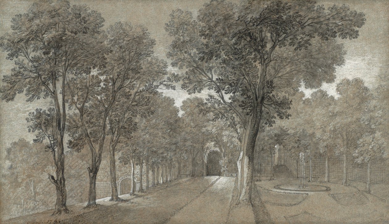 Vue du parc à Arcueil - Jean Baptiste Oudry