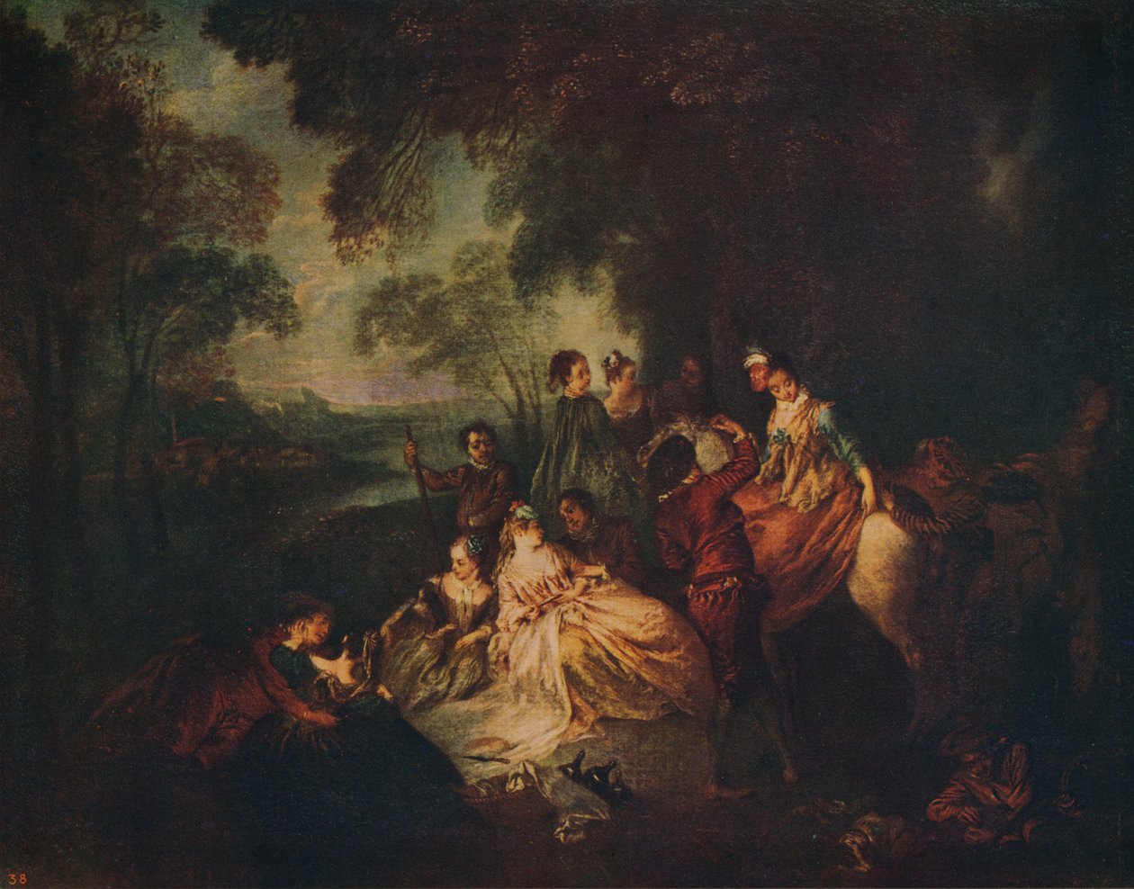 Fête Champêtre, vers 1722, vers 1915 - Jean Baptiste Pater