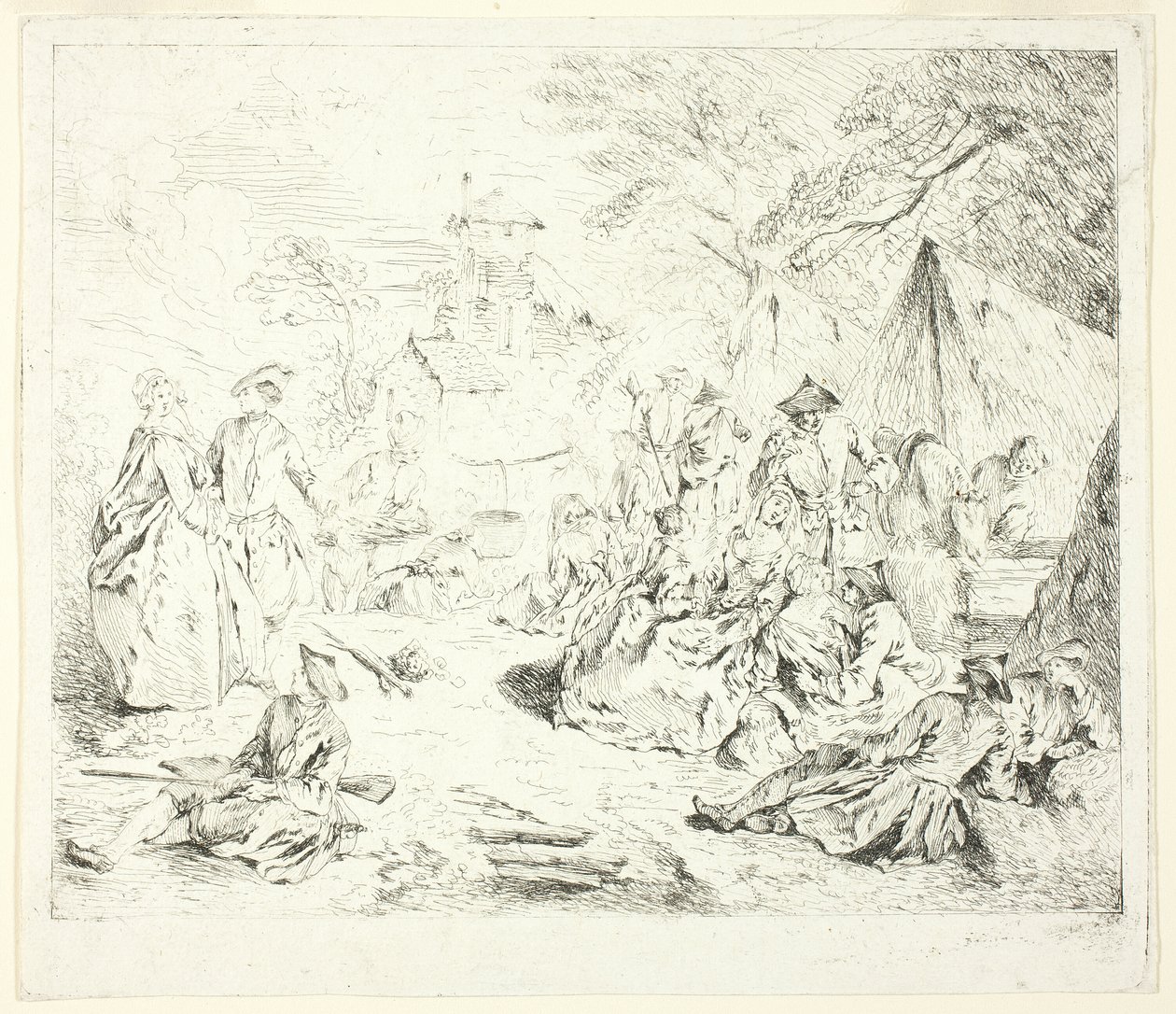 Halte de Soldates - Jean Baptiste Pater