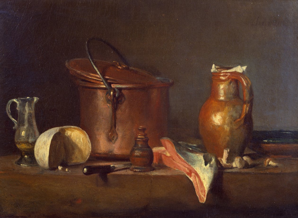 Nature morte avec saumon, vers 1730 - Jean Baptiste Simeon Chardin