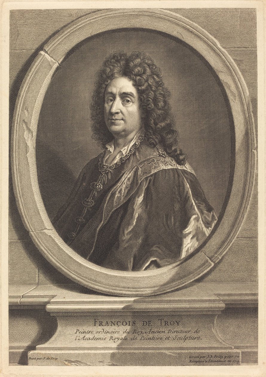 François de Troy - Jean Baptiste de Poilly after François