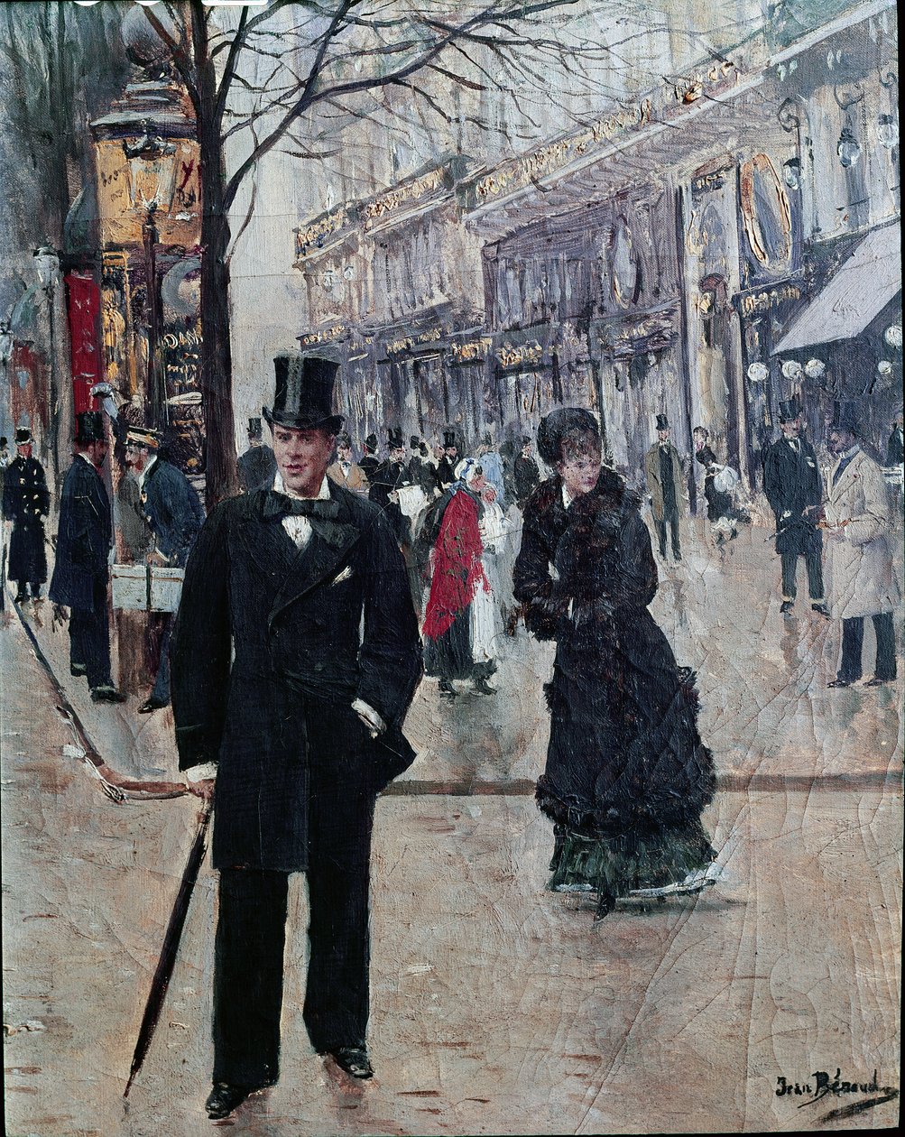 Sur le boulevard - Jean Beraud