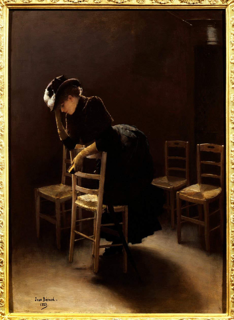 La prière. Peinture de Jean Béraud (1849-1935) - Jean Beraud