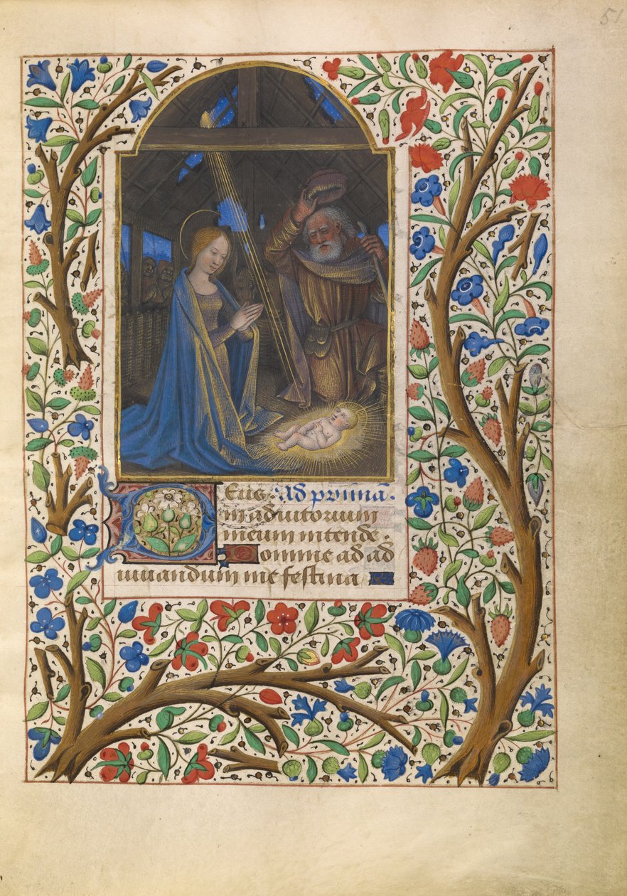 La Nativité - Jean Bourdichon