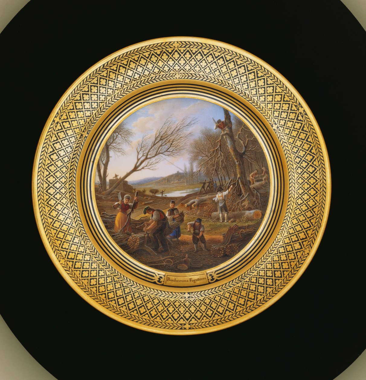 Bûcherons Fagoteurs, vers 1820-35 - Jean Charles Develly