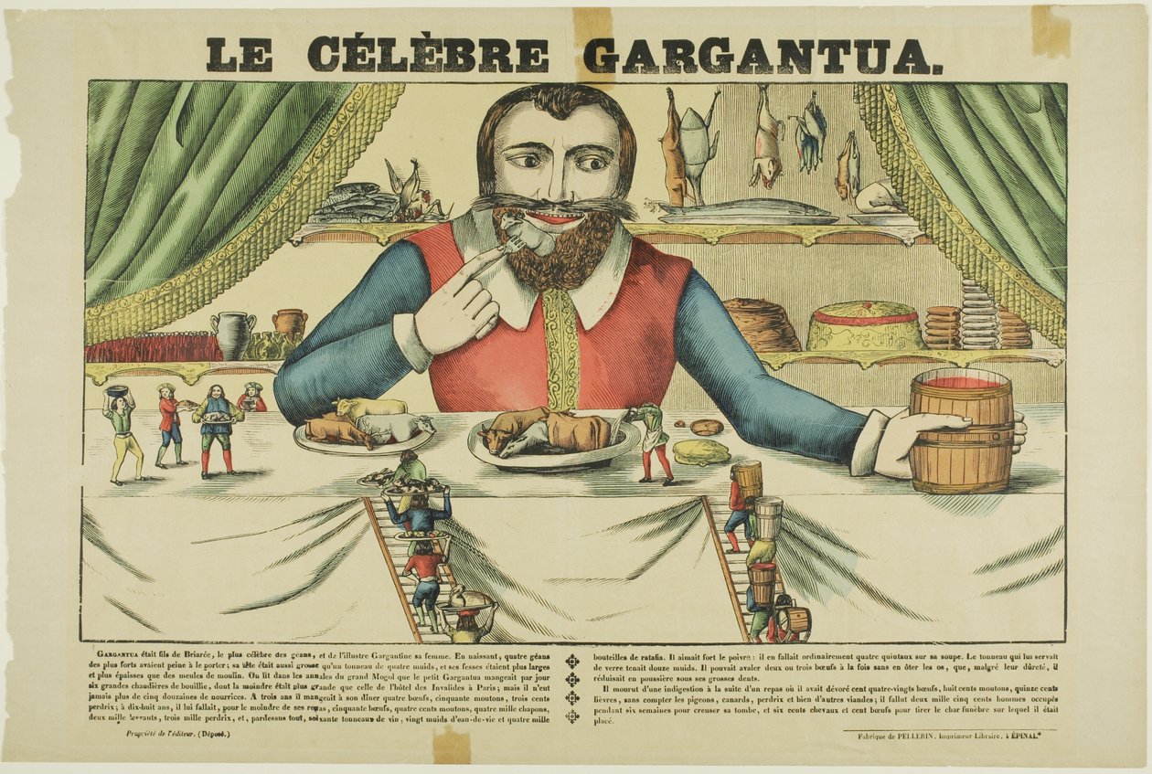 Le célèbre Gargantua - Jean Charles Pellerin
