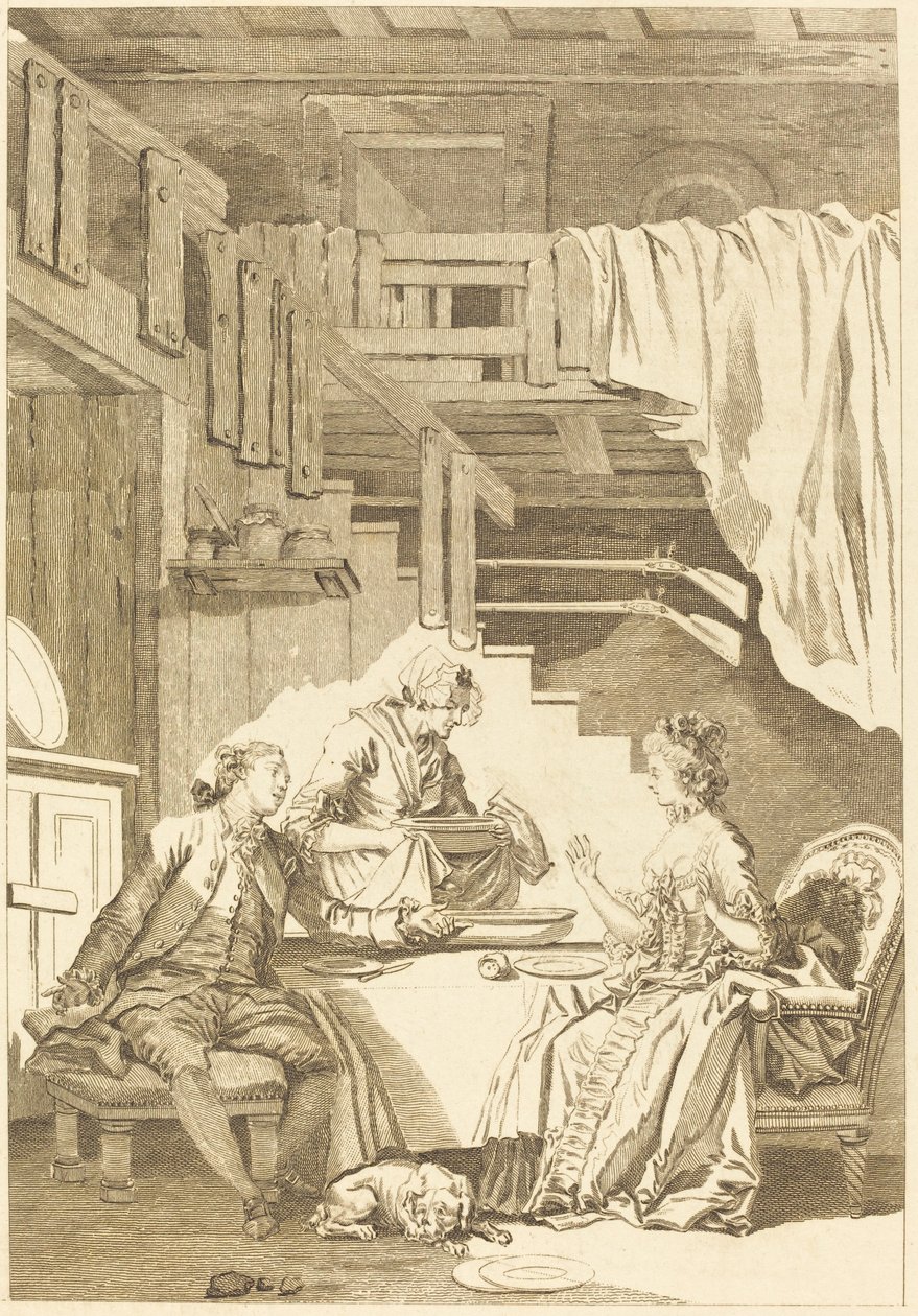 Le faucon - Jean Dambrun and Jean Baptiste Tilliard after Jean Honoré Fragonard