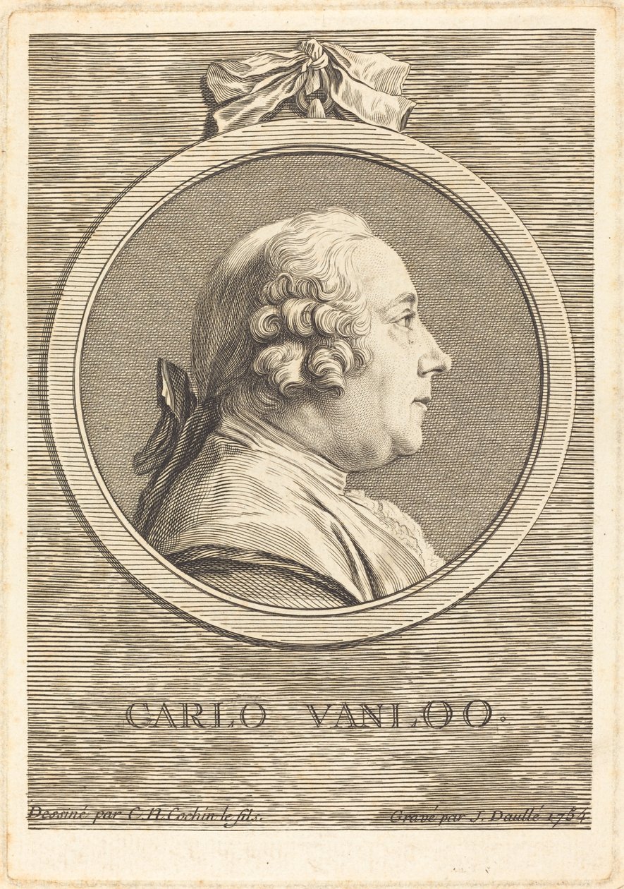 Carle Vanloo - Jean Daullé after Charles Nicolas Cochin II