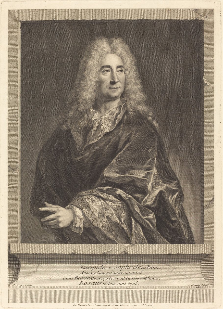 Michel Baron - Jean Daullé after François de Troy